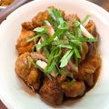 気まぐれご飯を作る人's cooksnap of when they made シンプル!紫蘇香る黒酢鶏.