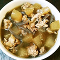tentomaru's cooksnap of when they made 冬瓜と豚肉の煮物.