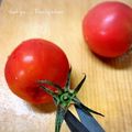 GoGo島みかん's cooksnap of when they made 包丁もまな板も不要！トマトのヘタとり.