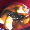 土屋はちまき's cooksnap of when they made ゆばとわかめの味噌汁.
