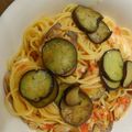 まんちかん616's cooksnap of when they made ナスとモッツァレラのトマトパスタ.