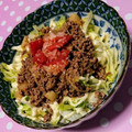 スピ☆リカ's cooksnap of when they made 挽肉と長芋、茄子の生姜焼き風丼.