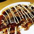 cotton777's cooksnap of when they made 茹でて余った素麺でお好み焼き！.