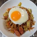 おかかーさん's cooksnap of when they made NOベチャ！簡単屋台風ソース焼きそば.