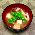 にきけん's cooksnap of when they made 厚揚げと椎茸の味噌汁.