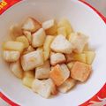 ＊SHIBA＊'s cooksnap of when they made 1歳の朝ごはん。超簡単、りんごトースト。.