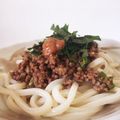 クックZQINTV☆'s cooksnap of when they made 梅とオクラのさっぱり☆冷やし肉味噌うどん.