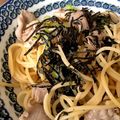 hiroromihi's cooksnap of when they made 簡単★しめじと豚バラ肉の和風パスタ☆.