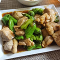 スポボブ's cooksnap of when they made 簡単★鶏もも肉とししとうの照り焼き.