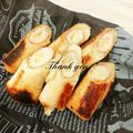 ♡мiчаⅵ♡⋆'s cooksnap of when they made チーズがとろり♡ちくわの揚げコルネパン.
