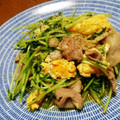 ジュスカ's cooksnap of when they made 豆苗と豚肉の玉子炒め♪.