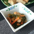 あず7225's cooksnap of when they made 切り昆布とさつま揚げと人参の煮物.