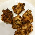 ☆ゆなふみ☆'s cooksnap of when they made 好食感☆蓮根と鶏ムネ肉の落とし揚げ.