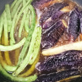 わかポン☆'s cooksnap of when they made ナスの煮浸し♪揚げナスとインゲンの煮浸し.