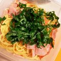 mmmm123's cooksnap of when they made トマトとベーコンの白だしパスタ.