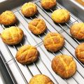 くま五郎's cooksnap of when they made さくほろ☆ミニメロンパンクッキー.
