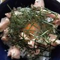 ユーロン's cooksnap of when they made 焼き鳥卵かけご飯.