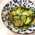 わっははは's cooksnap of when they made きゅうりの酢の物.