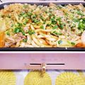 なつれおん's cooksnap of when they made ホットプレートで和風焼きうどん!!.