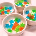 えリﾋﾟｮﾝ★'s cooksnap of when they made 七夕に☆星寒天入り炭酸ジュース.