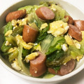 ゆじゅー♡'s cooksnap of when they made ウインナーとキャベツの中華風玉子炒め.