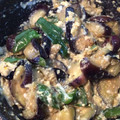 フランクフルトJr's cooksnap of when they made ナスとピーマンの味噌卵とじ.
