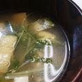 甘味に溺れたい's cooksnap of when they made 水菜と豆腐の味噌汁.