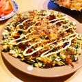 bonbonnier's cooksnap of when they made モロヘイヤのお好み焼き！.