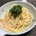 clover♡3's cooksnap of when they made 白だしde簡単おいしい明太子スパゲティ♬.
