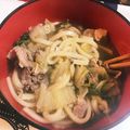 きゃさりん☆彡's cooksnap of when they made 簡単あったか‼️豚バラ白菜うどん❗️.