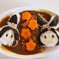 きんふじ's cooksnap of when they made 【7月7日】七夕☆織姫&彦星カレー.