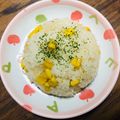 ▷ぽむぽむぷりん's cooksnap of when they made バター醤油風味のとうもろこしご飯.