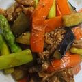 料理人クマ's cooksnap of when they made 豚コマ団子のオイスター炒め.
