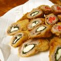 popopon399's cooksnap of when they made のび～る！さけるチーズの豚しそ巻きフライ.