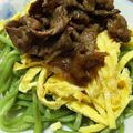 逆さナマズ's cooksnap of when they made 瓦そば用 牛肉炒め.