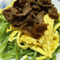 逆さナマズ's cooksnap of when they made 瓦そば用 牛肉炒め.