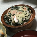 XゅぅX's cooksnap of when they made ワカメと春雨のわさびマヨサラダ.