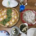 にこにこもきゅ's cooksnap of when they made 七夕☆ちらし寿司.