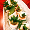 おきょうねえ's cooksnap of when they made 簡単☆見た目good！ちくわの梅しそ巻.