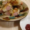 うりとく's cooksnap of when they made ☆お芋の衣を着たソーセージ♪.