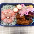mother＊s's cooksnap of when they made キャラ弁☆コロコロウインナーのリラックマ.