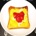 ＊coron＊'s cooksnap of when they made れぽ14♡スクランブルエッグトースト♡.