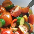 すろーぽーく's cooksnap of when they made ズッキーニのトマトマリネ.