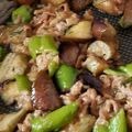 ♡ゆづき♡'s cooksnap of when they made 豚バラスライスと茄子ピーマン味噌炒め.