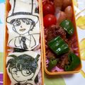 ёпⅠмσ's cooksnap of when they made 名探偵コナン キャラ弁.