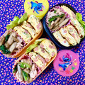 ふたごゆき's cooksnap of when they made ネギとウィンナーのだし巻き卵風の卵焼き.