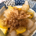 M1K1lala's cooksnap of when they made 簡単☆ズッキーニと玉ねぎのマヨおかか炒め.