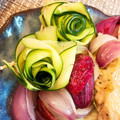 maijiro's cooksnap of when they made きゅうり簡単飾り切り✿薔薇✿お正月にも.