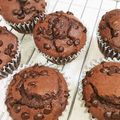 tart's cooksnap of when they made チョコチップたっぷりココアマフィン.