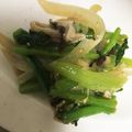 yoshwave's cooksnap of when they made 小松菜と玉ねぎのナムル.